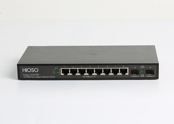 Managed Or Non Managed 8 100M TP 2 1000M SFP Ports Ethernet Access Switch