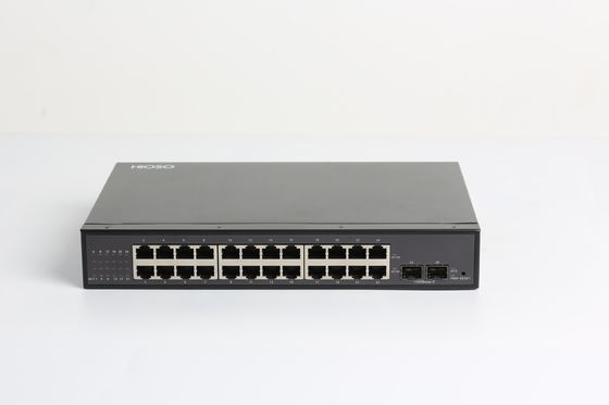 24 1000M Rj45 Ports 2 1000M SFP Ports Gigabit Ethernet Switch 26 Ports