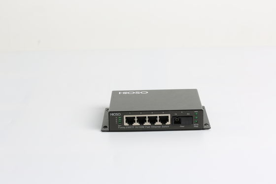 HiOSO DC12V Ethernet Access Switch , 5 Port Industrial Ethernet Switch
