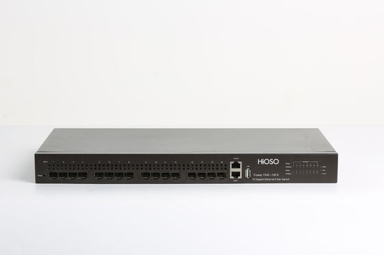 16Mbit 6 10G SFP+ FX Ports Fiber Cable Switch Support SFP Hot Plug