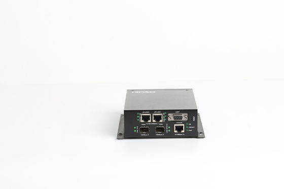 Black Metal DC12V 5A 1000M Uplink FTTH OLT For Ftth Solutions