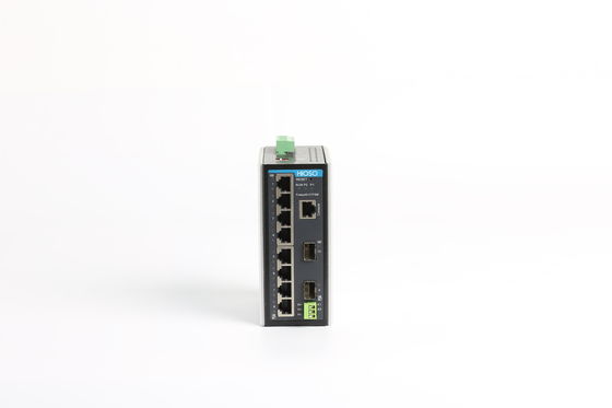 8 1000M Rj45 2 1000M SFP Ports Ethernet Switch Din Rail Mount Foway 4510TFSM