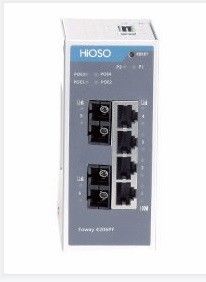 4 10/100M POE 2 100M SC Port Din Rail Ethernet Switch 6 Port