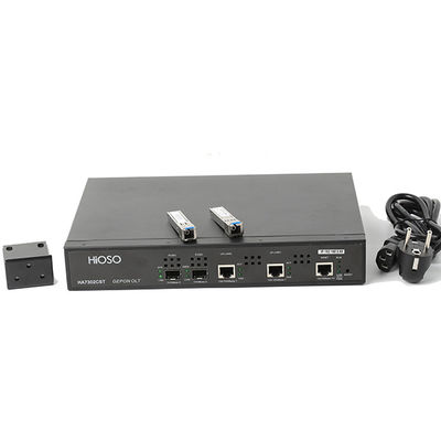 Mini 2 Port Olt  Gepon Supply Fttx Onu Including 2 SFP Px20+++ Web Snmp
