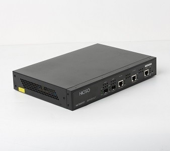 HiOSO Pizza Box Metal Epon Olt 2 Ports Standalone 2 PON OLT Optical Line Terminal