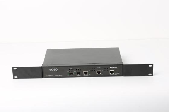 Hioso FTTH Fiber Optic 2 Pon Olt Epon Optical Line Terminal 20KM Distance
