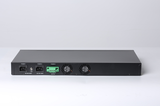 1 U Rack Hioso EPON OLT 4 Pon 2 SFP GE 2 Combo Port 20KM Max Distance