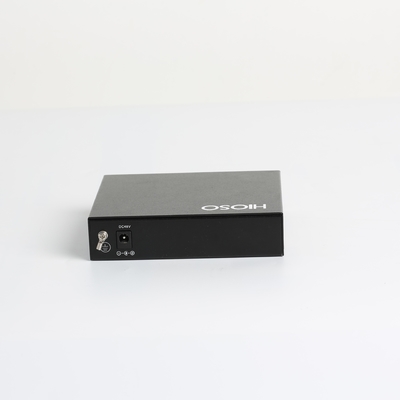 Hioso 5 Ports Poe Switch 4 10/100M RJ45 + 1 1000M FX Fiber Uplink  Mini Poe Switch