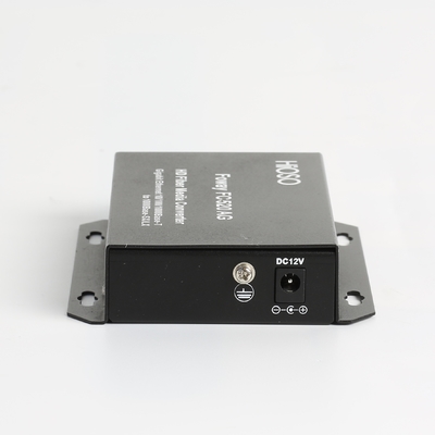 Hioso Industrial Fiber Media Converter 1 GE RJ45+1 GE FX Port for Network IP Camera Distance Optional