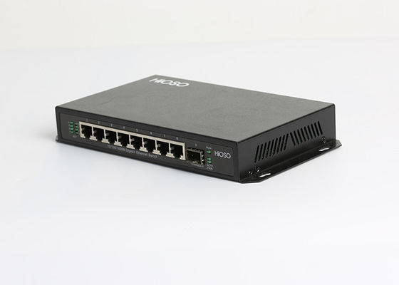 8 1000M RJ45 Ports 1 1000M SFP Uplink Port Gigabit Ethernet Switch , SFP Port Switch