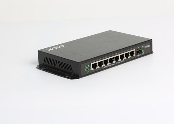 8 1000M RJ45 Ports 1 1000M SFP Uplink Port Gigabit Ethernet Switch , SFP Port Switch