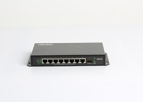 8 1000M RJ45 Ports 1 1000M SFP Uplink Port Gigabit Ethernet Switch , SFP Port Switch