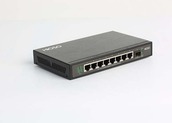 8 10/100/1000M RJ45 1 100/1000M SFP Uplink Ports Gigabit Network Switch 9 port