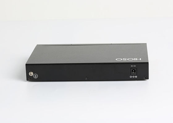HiOSO 8K MAC learning Anti High Voltage 10 Port PoE Switch Black