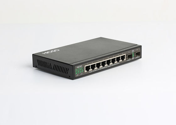 Poe Switch 8 1000M PoE Ports + 2 1000M SFP Ports 10 Ports Gigabit Switch