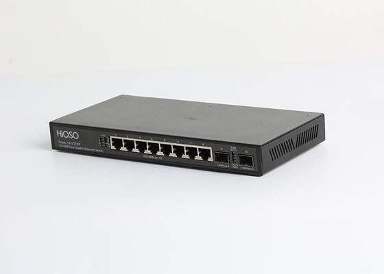 Managed Or Non Managed 8 100M TP 2 1000M SFP Ports Ethernet Access Switch