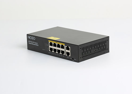 10 Ports Non Standard PoE Switch 8 100M PoE Ports + 2 100M RJ45 Ports