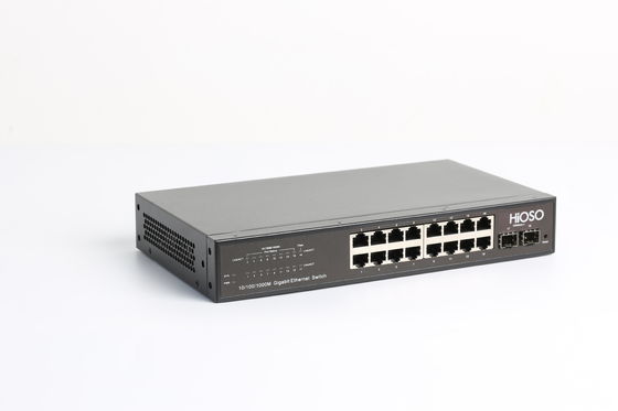 8K MAC Learning CCC Certified AC110V Ethernet Access Switch 18 Ports
