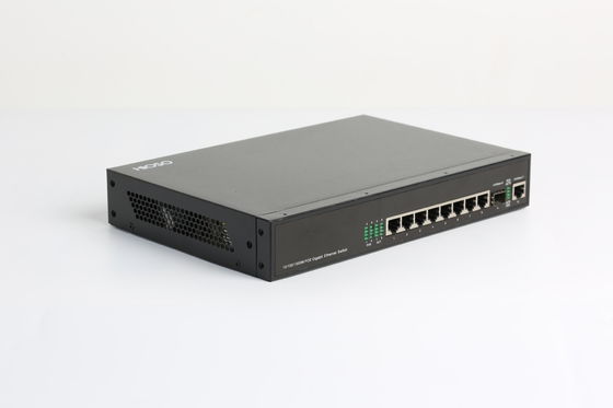 Industrial HiOSO CAT5: 100M PoE+ Switch 10 Ports With CCC Approval