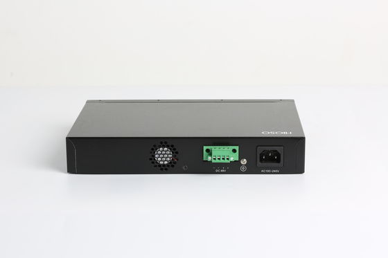 Industrial HiOSO CAT5: 100M PoE+ Switch 10 Ports With CCC Approval