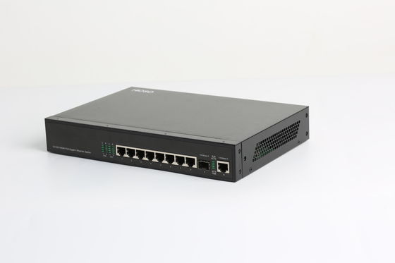 Industrial HiOSO CAT5: 100M PoE+ Switch 10 Ports With CCC Approval