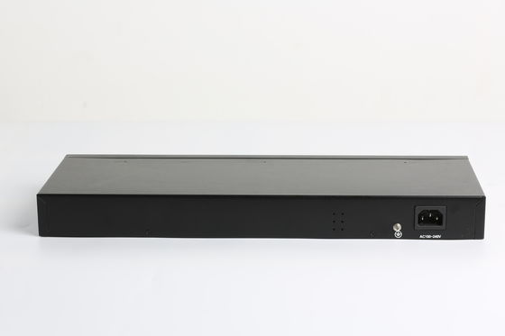 16 10/100M PoE Ports 2 Combo Uplink Ports 18 Port Gigabit Switch