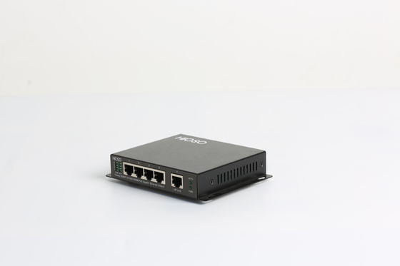4 1000M Poe Ports 1 1000M RJ45 Uplink Port DC48V 5 Port 10 Gigabit Switch