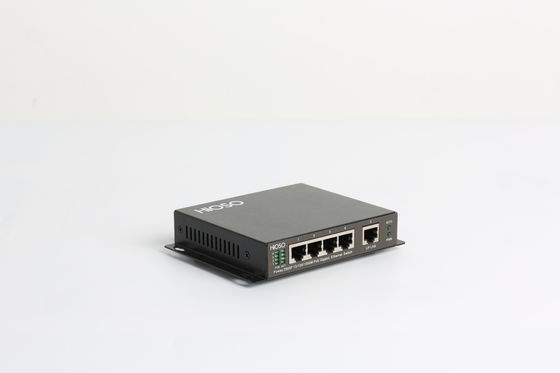 4 1000M Poe Ports 1 1000M RJ45 Uplink Port DC48V 5 Port 10 Gigabit Switch