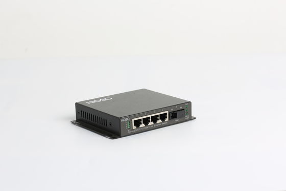 4 RJ45 Ports 1 100M FX Uplink Port Ethernet Access Switch 5 Port