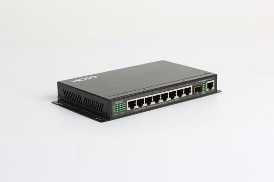 8 100M RJ45 PoE Ports + 2 1000M SFP Ports PoE Network Switch