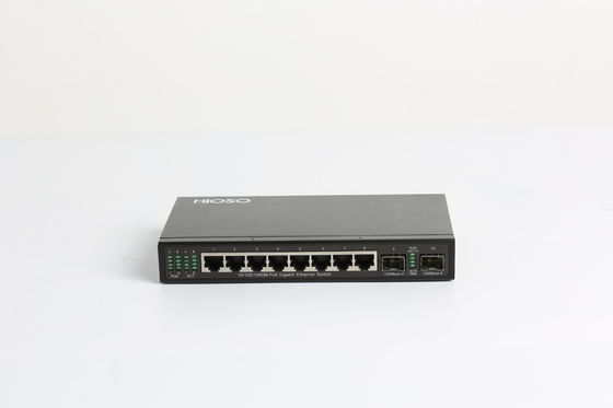 HiOSO 2Mbits Storage 8 1000M PoE Ports 2 1000M SFP Ports POE Switch