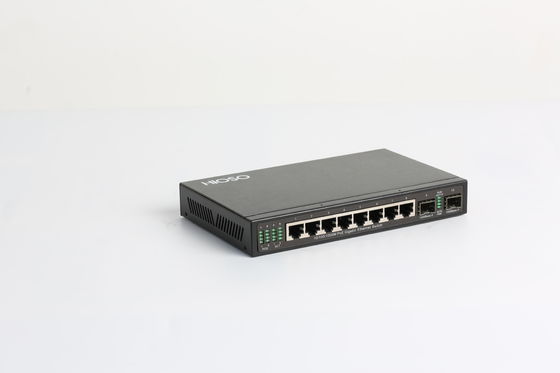 HiOSO 2Mbits Storage 8 1000M PoE Ports 2 1000M SFP Ports POE Switch