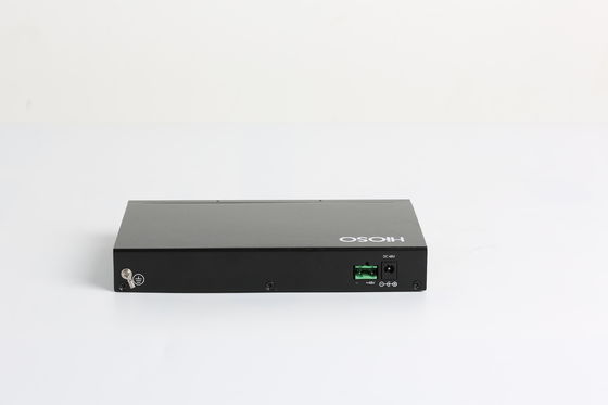 Heat Dissipating IEEE802.3af 15.4W 2 Fiber Ports POE Switch