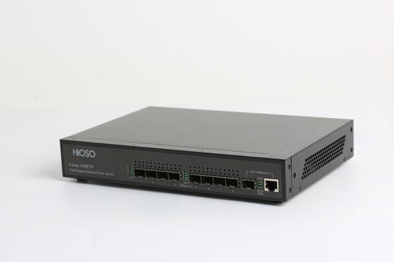8 100M RJ45 Ports IEEE802.3ab POE Switch Support Management