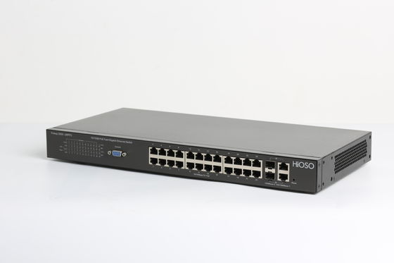 Industrial 24 100M POE Ports 2 1000M Combo Ports 26 Port POE Switch Small