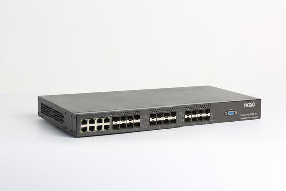 Super Thin 16 1000M SFP 8 Combo Uplink Optical Bypass Switch 24 Port