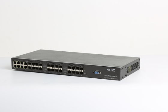 Super Thin 16 1000M SFP 8 Combo Uplink Optical Bypass Switch 24 Port