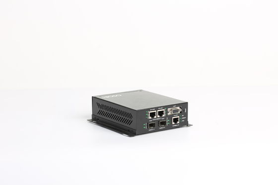 Black Metal DC12V 5A 1000M Uplink FTTH OLT For Ftth Solutions