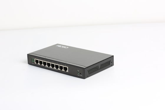 WEB Management 8 10/100M Rj45 Ports Fiber Optic Switch DC12V