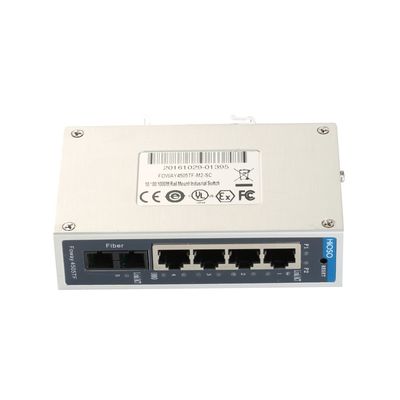 4 Rj45 Ports 1 Fiber Port Gigabit Din Mount Ethernet Switch , Din Rail Managed Switch
