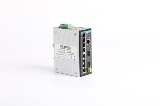 8 1000M Rj45 2 1000M SFP Ports Ethernet Switch Din Rail Mount Foway 4510TFSM