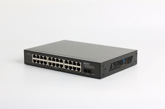 24 Ports Fiber Media Converter 24 10 / 100M rj45 + 1 1000M Fx Port