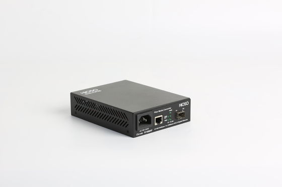 Grey  Single Mode DC48V Fiber Media Converter With CCC Certification