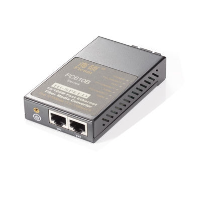 2 Ports 10/100 Mbps Fast Ethernet Fiber Media Converter Adaptive