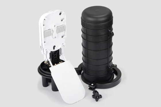 90 Degree Bends 24 Core Dome Fiber Optic Splice Closure For Aerial EPON OLT