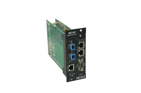 2 1000M RJ45 1490nm 2PON Network Management Card With 3U EPON Chassis