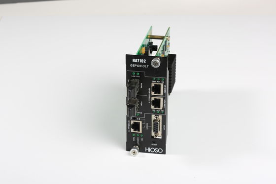 2 1000M RJ45 1490nm 2PON Network Management Card With 3U EPON Chassis