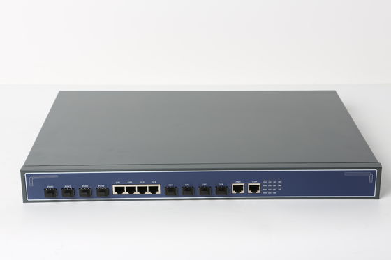 1U Rack 4PON OLT GIGA UPLINK WEB SNMP CLI AC220V FTTH OLT Dual Power