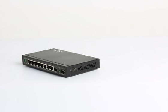 8 1000M PoE 2 1000M SFP 8 Port Fiber Optic Switch Easy Management