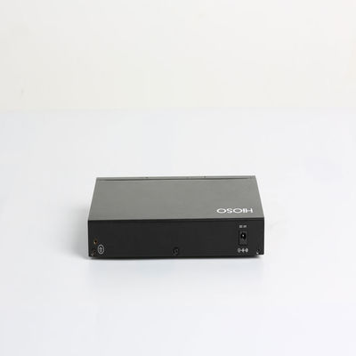 Black 8 100M SFP Fiber Ports 1550nm Fiber Optic Switch AC220V